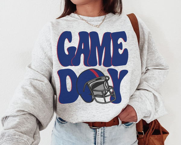 New York Game Day Football Crewneck Sweatshirt, The Giant Sweater