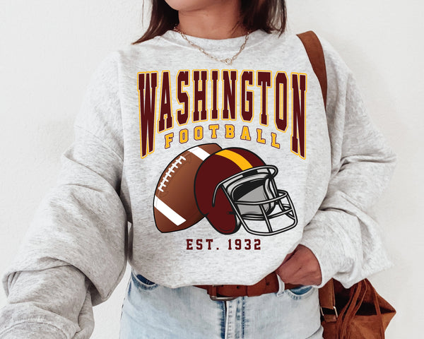 Washington Football Crewneck Sweatshirt, The Commander Sweater