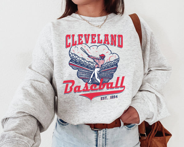 Cleveland Baseball Crewneck Sweatshirt, The Guardian Sweater