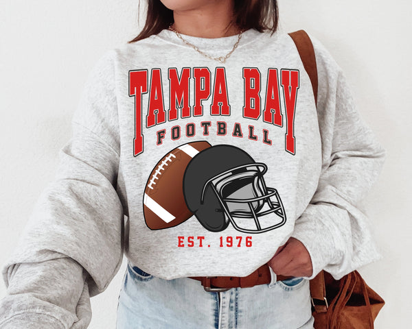 Tampa Bay  Football Crewneck Sweatshirt, The Buccaneer Sweater