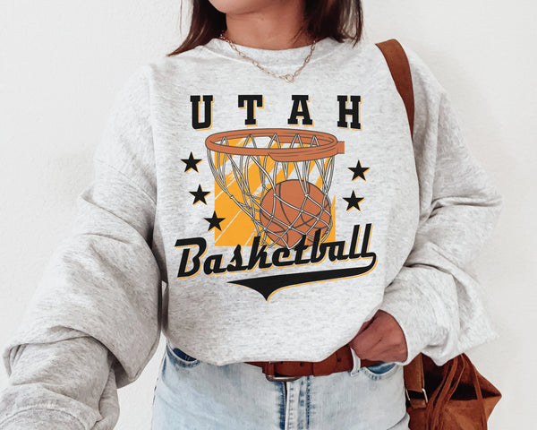 Utah Basketball Crewneck Sweatshirt, The Jazz Sweater