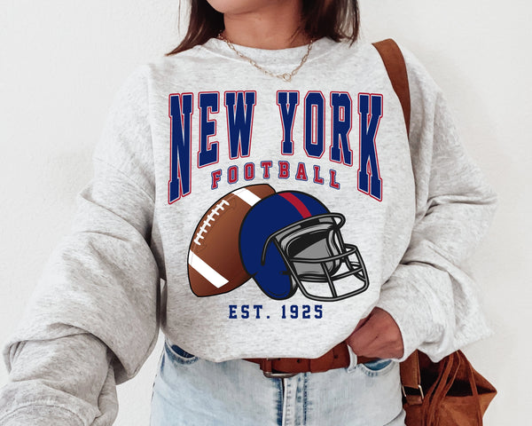 New York Football Crewneck Sweatshirt, The Giant Sweater