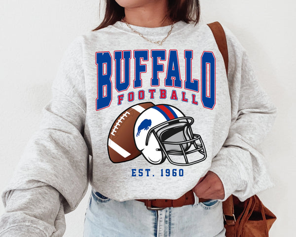 Buffalo Football Crewneck Sweatshirt, The Bill Sweater