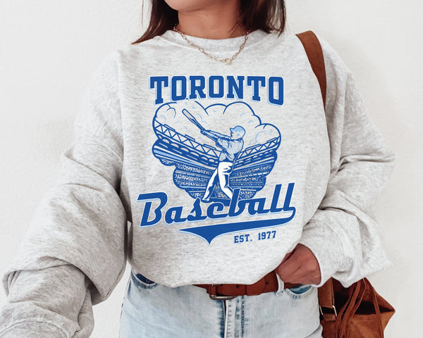 Toronto Baseball Crewneck Sweatshirt, The Blue Jay Sweater