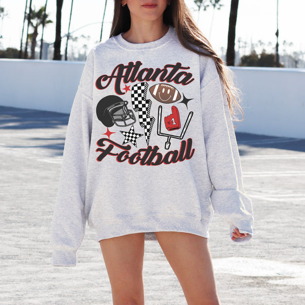 Vintage Atlanta Football Crewneck Sweatshirt, The Falcon Sweater