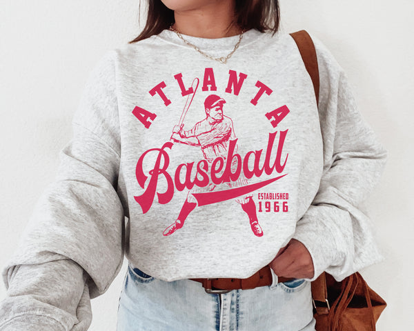 Atlanta Brave Baseball Crewneck Sweatshirt , The Brave Sweater