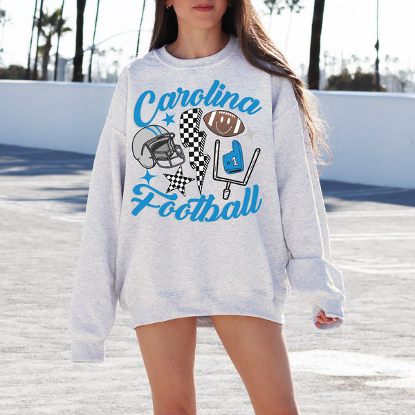 Vintage Carolina Football Crewneck Sweatshirt, The Panther Sweater