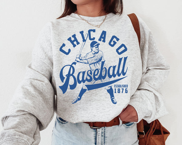 Chicago Cub Baseball Crewneck Sweatshirt , The Cub Sweater