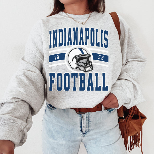 Vintage Indianapolis Football Crewneck Sweatshirt, The Colt Sweater