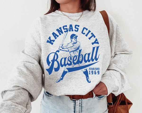 Kansas City Royal Baseball Crewneck Sweatshirt , The Royal Sweater