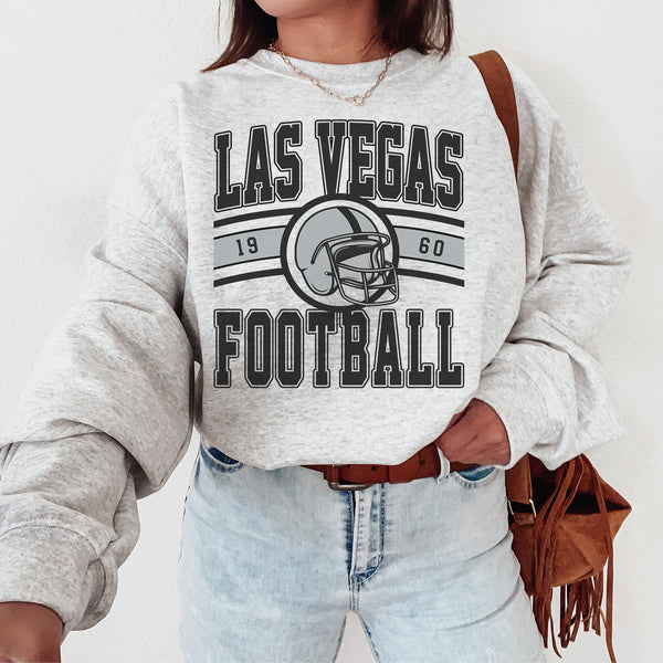 Vintage Las Vegas Football Crewneck Sweatshirt, The Raider Sweater