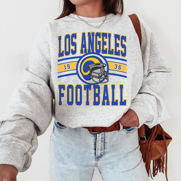 Vintage Los Angeles Football Crewneck Sweatshirt, The Ram Sweater