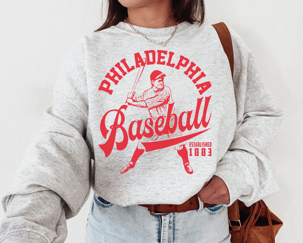 Philadelphia Phillie Baseball Crewneck Sweatshirt , The  Phillie Sweater