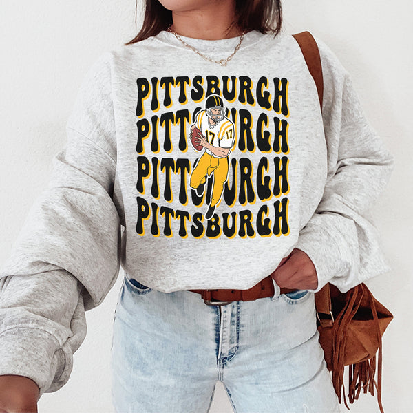 Pittsburgh Football Crewneck Sweatshirt, The Steeler Sweater