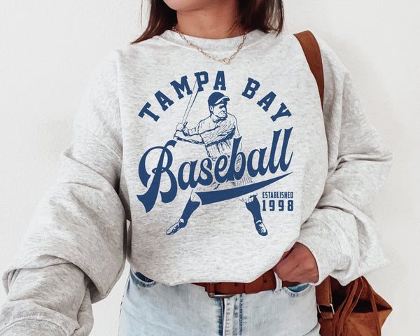 Tampa Bay Ray Baseball Crewneck Sweatshirt , The Ray Sweater