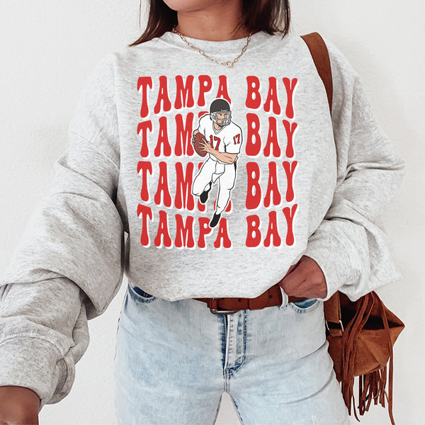 Tampa Bay Football Crewneck Sweatshirt, The Buccaneer Sweater