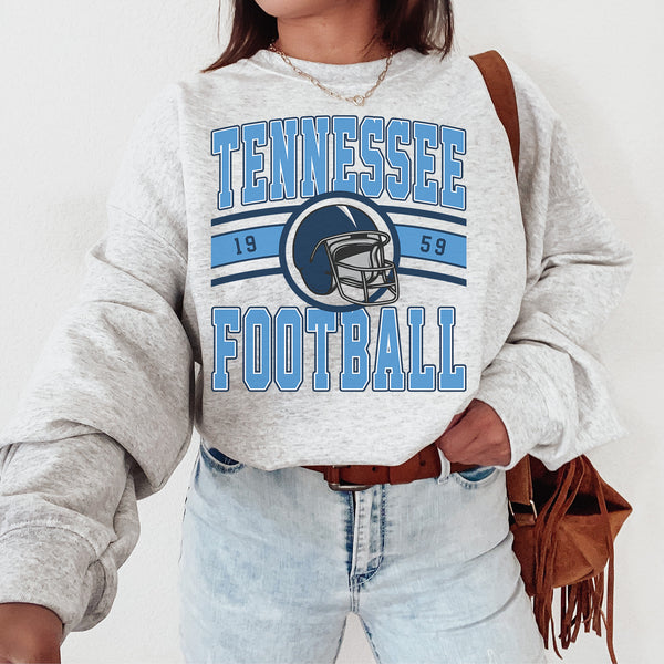 Vintage Tennessee Football Crewneck Sweatshirt, The Titan Sweater