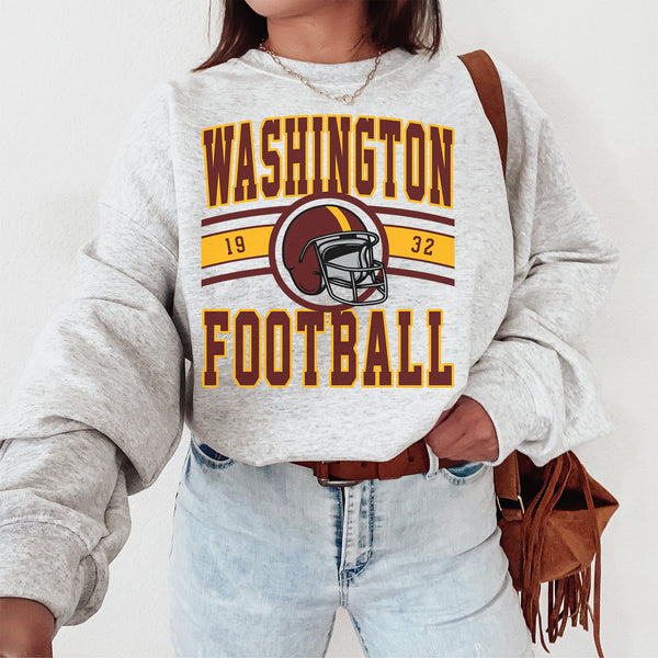 Vintage Washington Football Crewneck Sweatshirt, The commander Sweater