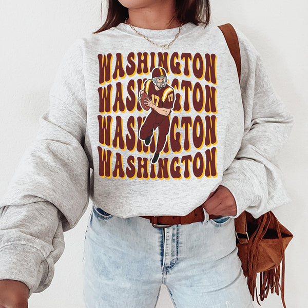 Washington Football Crewneck Sweatshirt, The Commander Sweater