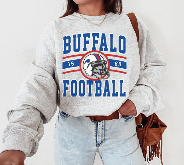 Vintage Buffalo Football Crewneck Sweatshirt, The Bill Sweater